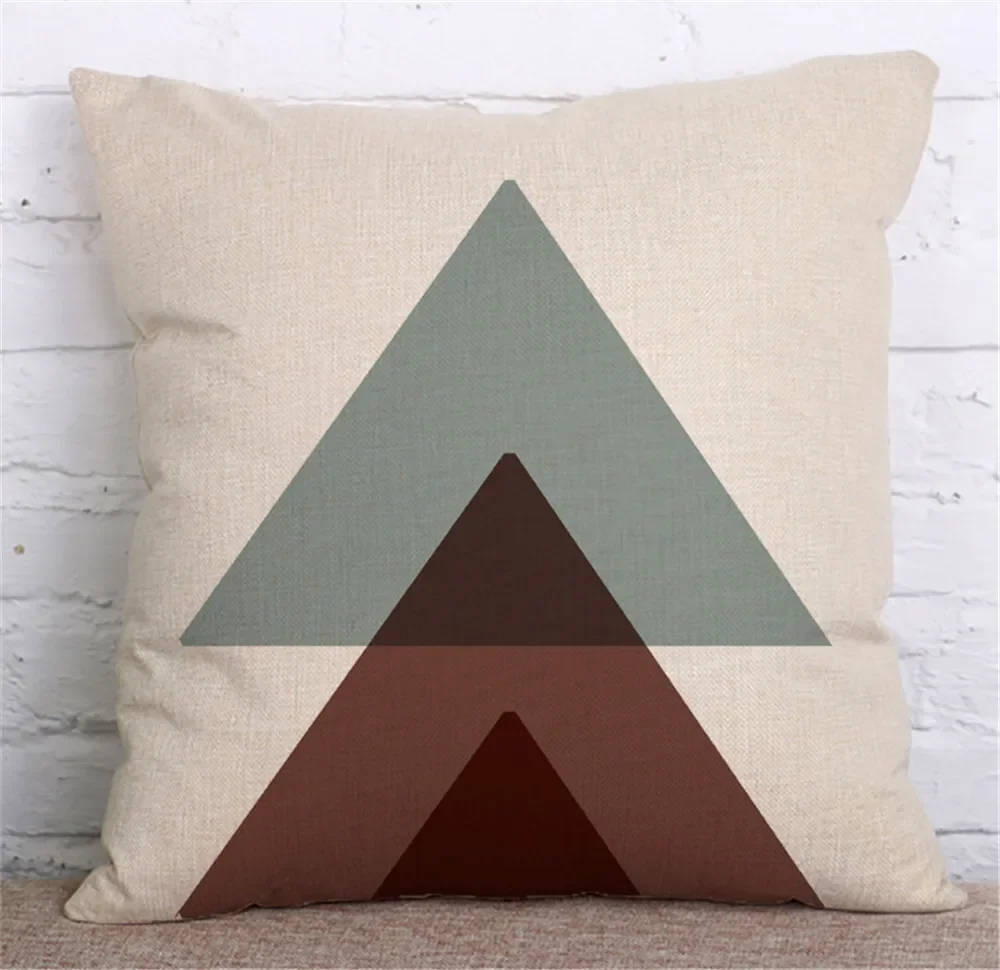 Декоративная наволочка, чехол со слоном, животными, оленями, медведем, геометрическим рисунком, полиэстеровый чехол для дивана, дома, almofadas 45x45