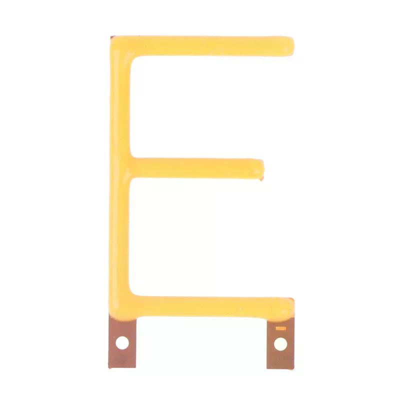 Engelse Letter Filament COB LED Filament DC3V Gele Diodes Feestdecoratie Lichtaccessoires DIY