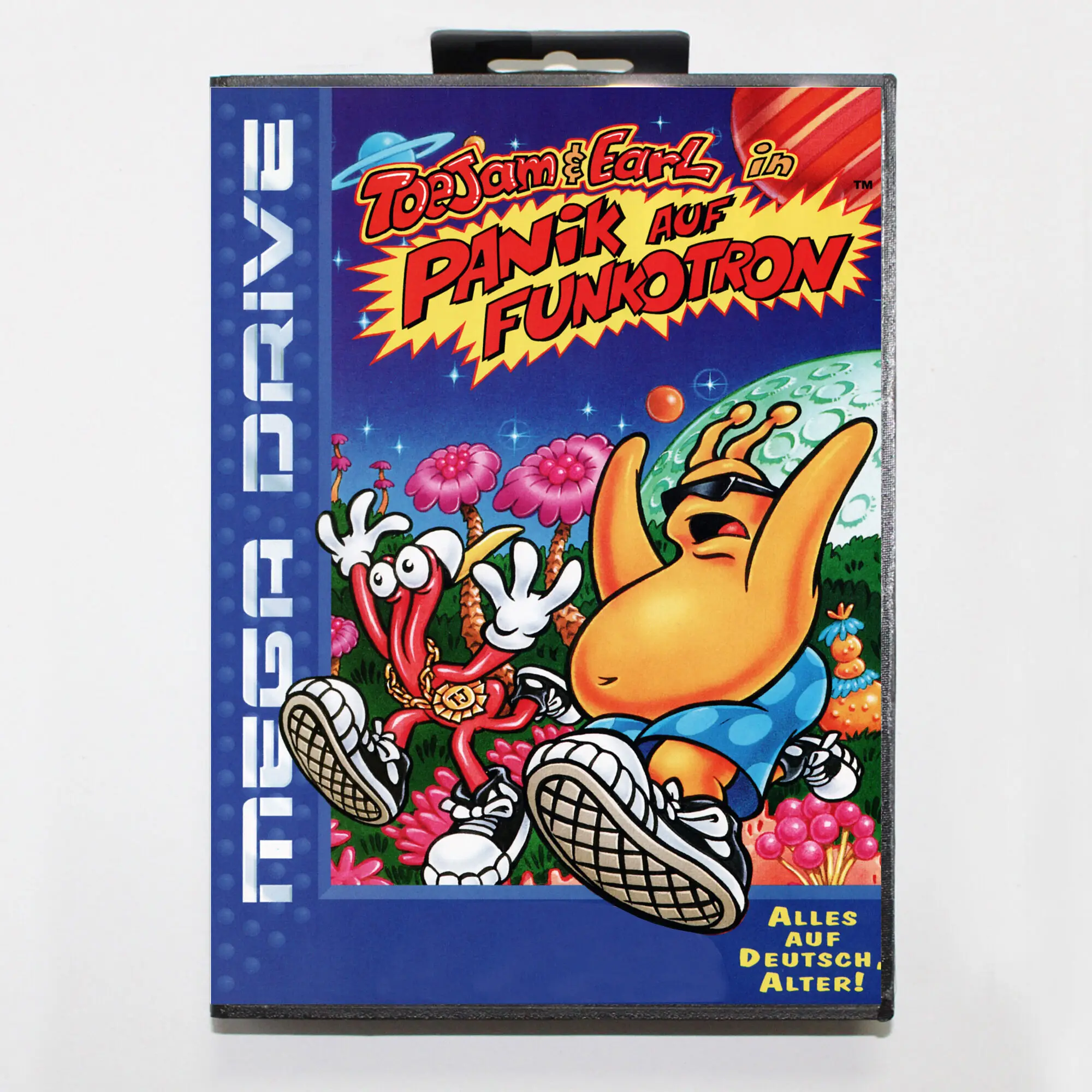 

Игровая карта Toe Jam And Earl 2 MD с европейской коробкой для 16-битной системы Sega Megadrive Genesis