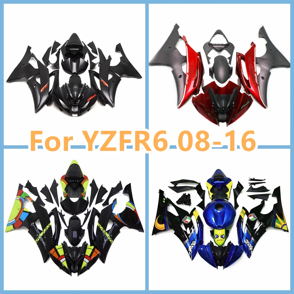 ZXMT Motorcycle Fairing Kit For YAMAHA 2008 2009 2010 2011 YZF R6 2012 2013 2014 1015 2016 YZFR6 08-16 Body Repair Bodywork