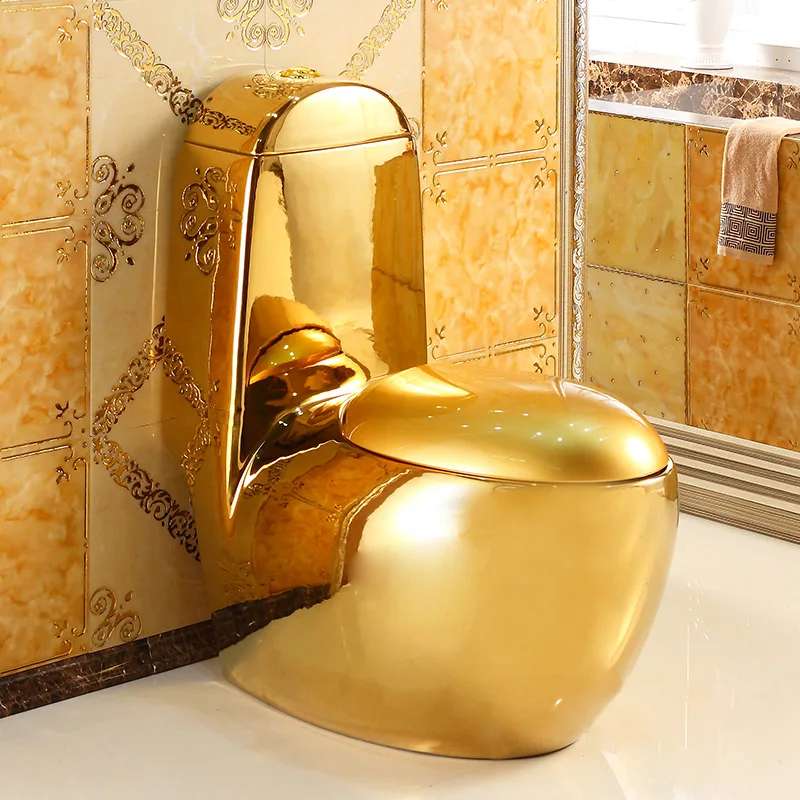 

Golden egg toilet luxury super whirlpool water-saving toilet mute pumping wall toilet