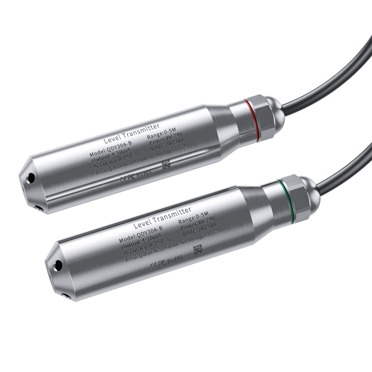 Imagem -06 - Transmissor de Nível Líquido Hidrostático Transdutor de Nível Líquido Sensor de Nível de Água Rs485 420ma 010v 2m 5m 10m 15m 20m