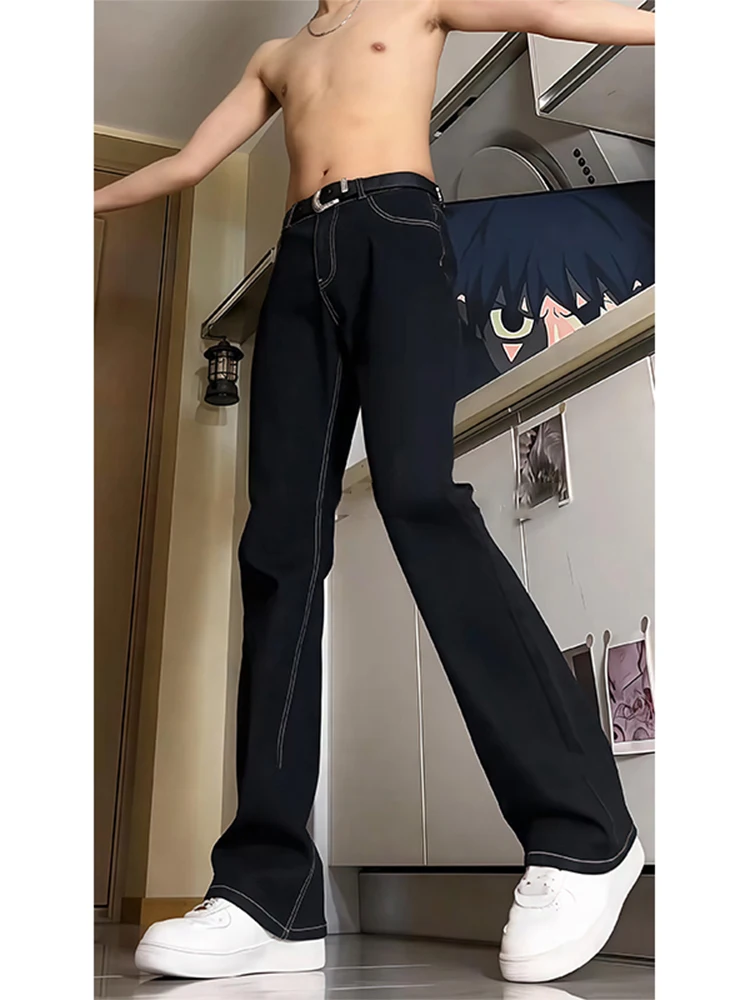 

Мужские джинсы Bla Fce Lined Original Denim с удлиненной прямой зауженной штаниной, в американском стиле High Street, со средней/высокой талией