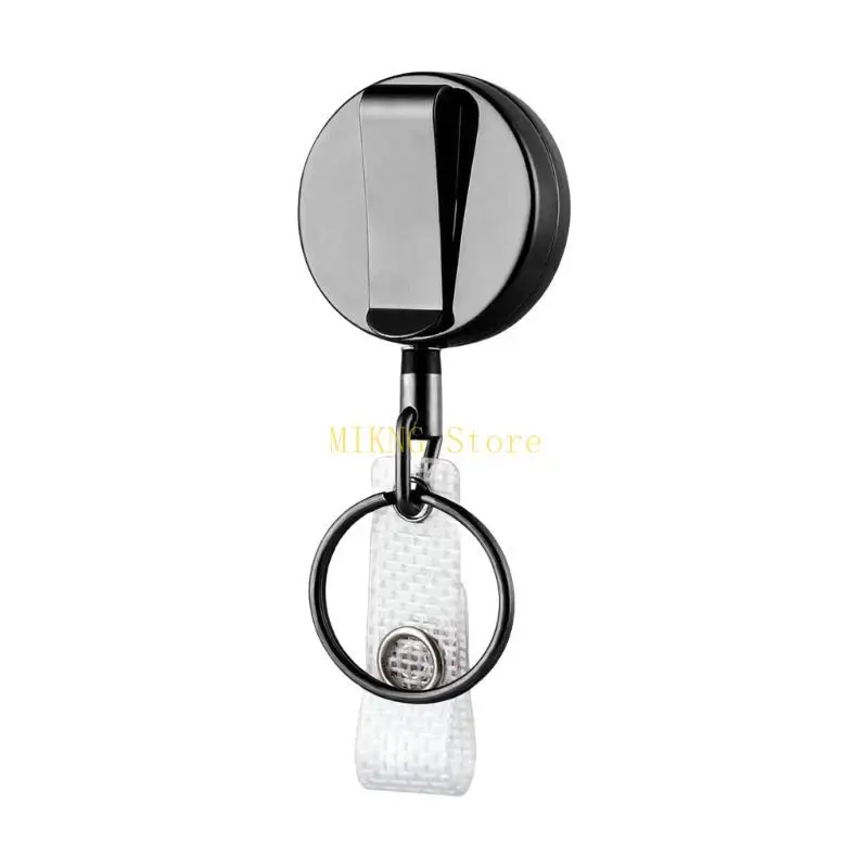 Picture 5: Carabiner Badge Holder Reel Retractable Keyring Heave Duty Badge Reels best sale
