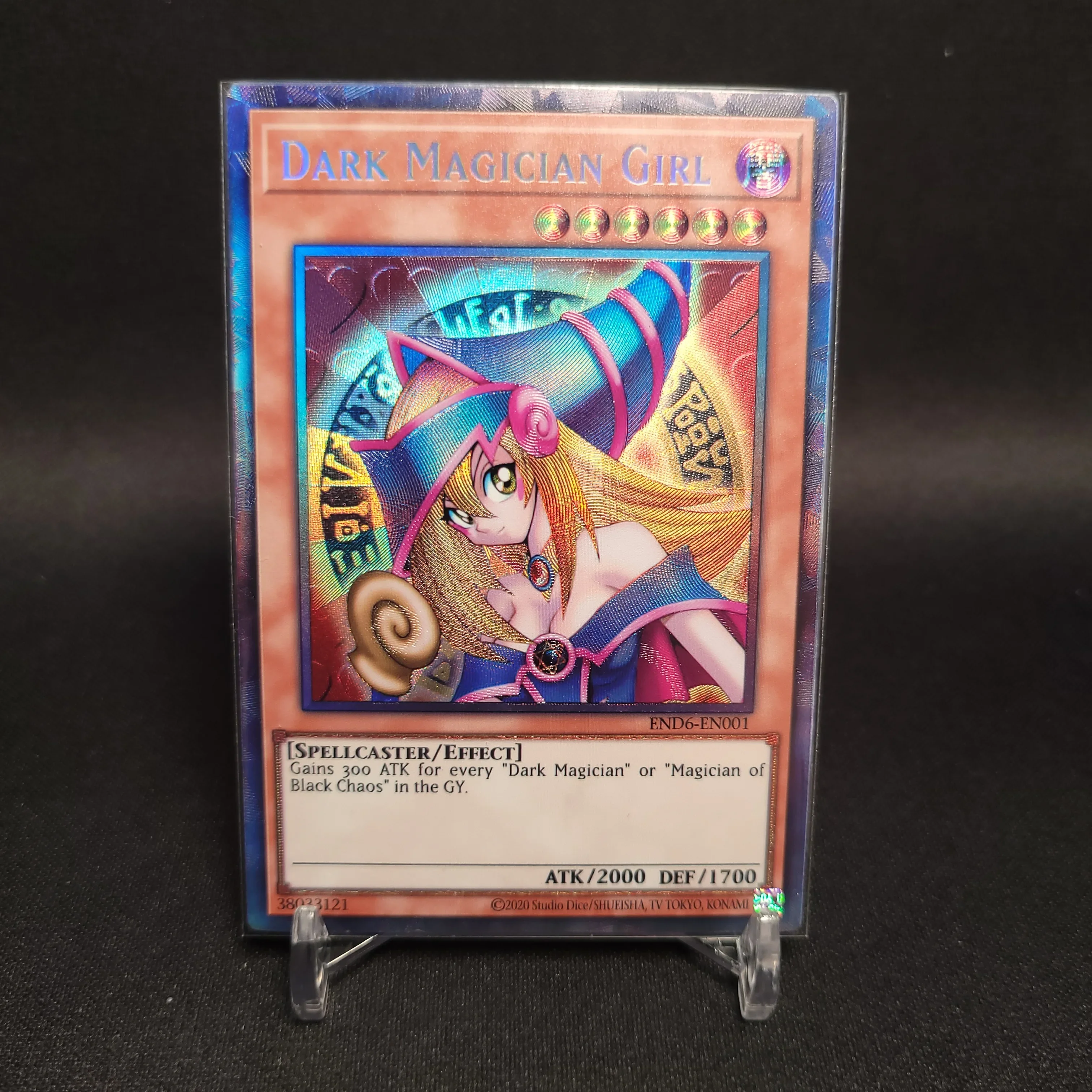 Yu-Gi-Oh  Collector's Rare END6-EN001/Dark Magician Girl  Children's Gift Collectible Card Toys (Not Original)