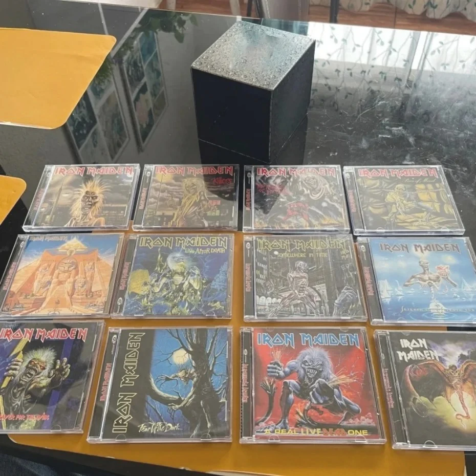 جديد الثقيلة المعادن المتميزة الفرقة الموسيقى CD جمع هدية مربع 15CD مجموعة موسيقى الروك الشهيرة هدية مربع