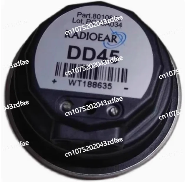 

Audiometer Headphone RadioEar DD45 Speaker RadioEar DD45 Speaker Used Together with Audiometer Headphone