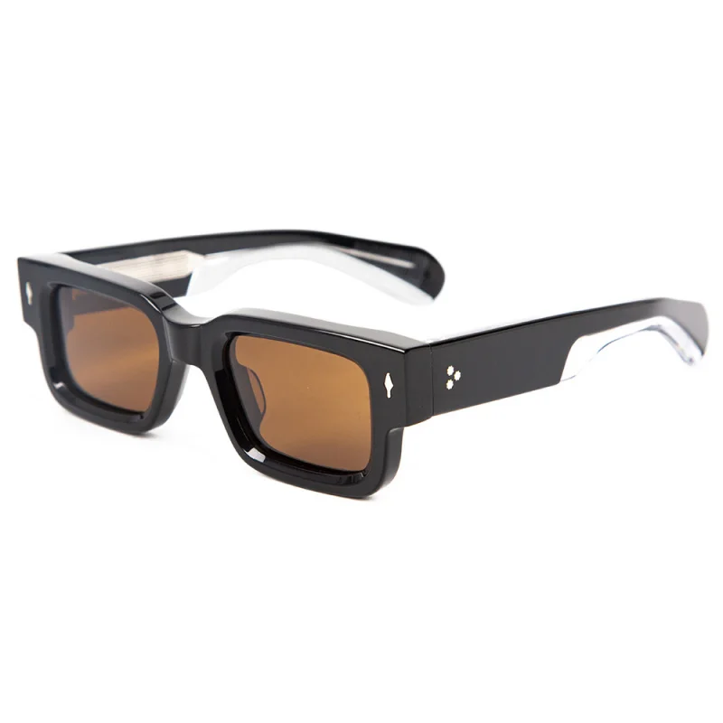 

New retro thickened square frame sunglasses for men and women European and American fashion UV-proof trendy sunglasses