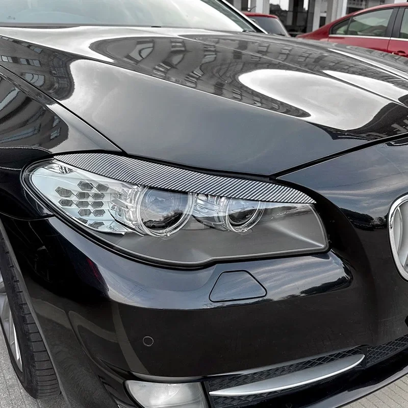 

Fit For BMW 5 Series F10 F11 2011-2014 Front Headlight Eyelids Eyebrows Headlamp Eye Lid Cover Trim Sticker Car Accessories