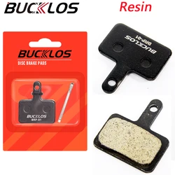 BUCKLOS pastillas de freno de resina para bicicleta, pastillas de freno de disco hidráulico resistentes al desgaste para bicicleta de montaña y carretera, B01S, B03S, B05S, MT200