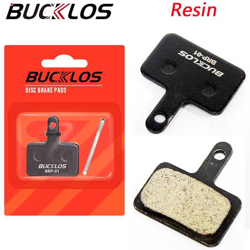 BUCKLOS Resin Bicycle Brake Pads Wear Resistant Bike Hydraulic Disc Brake Pad Road Mtb Brake Pad for B01S B03S B05S MT200 Pads