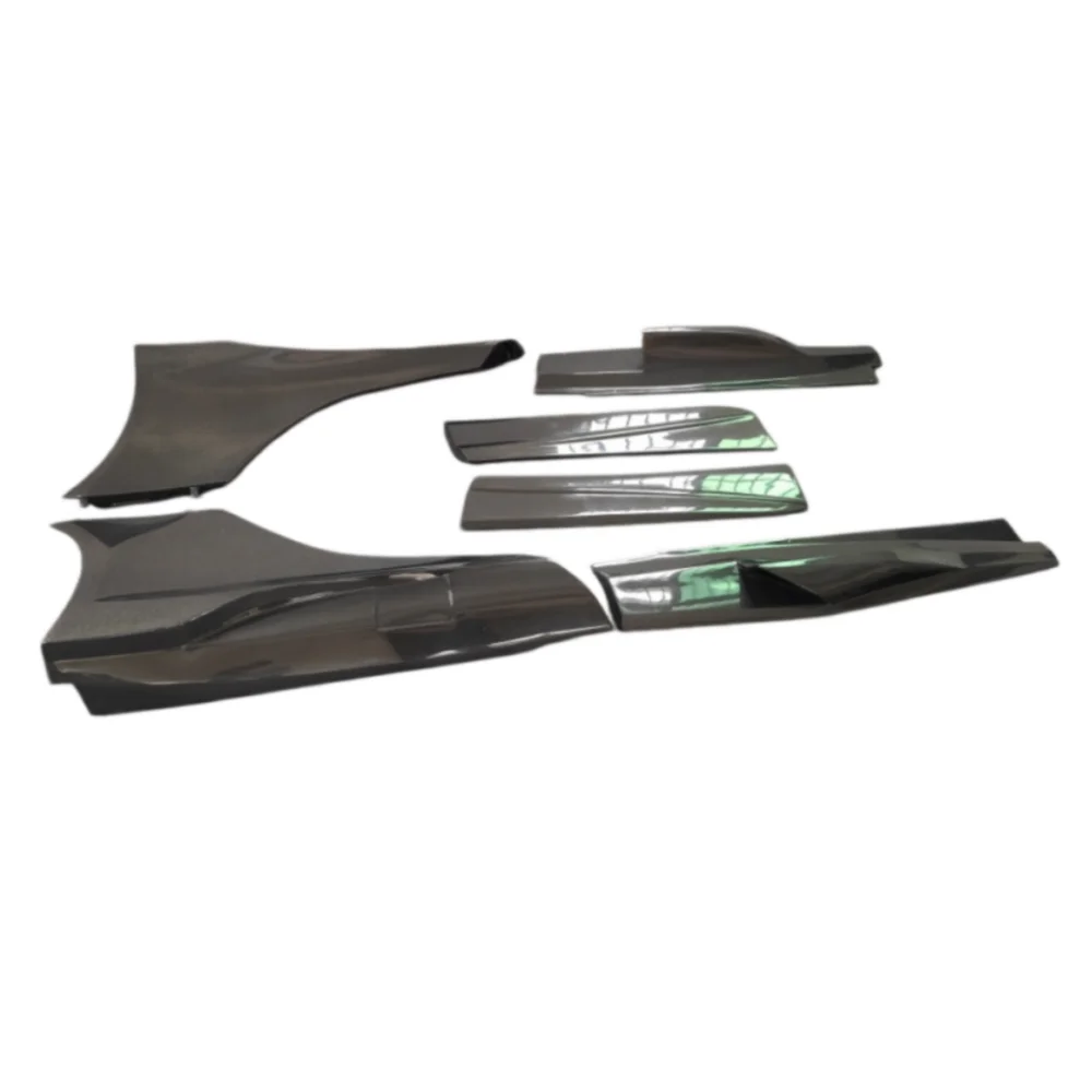 Upgraded Body Kit for McLaren 650s with True Carbon Fiber 675 Style Side Skirts and Skirt Edge Spoiler