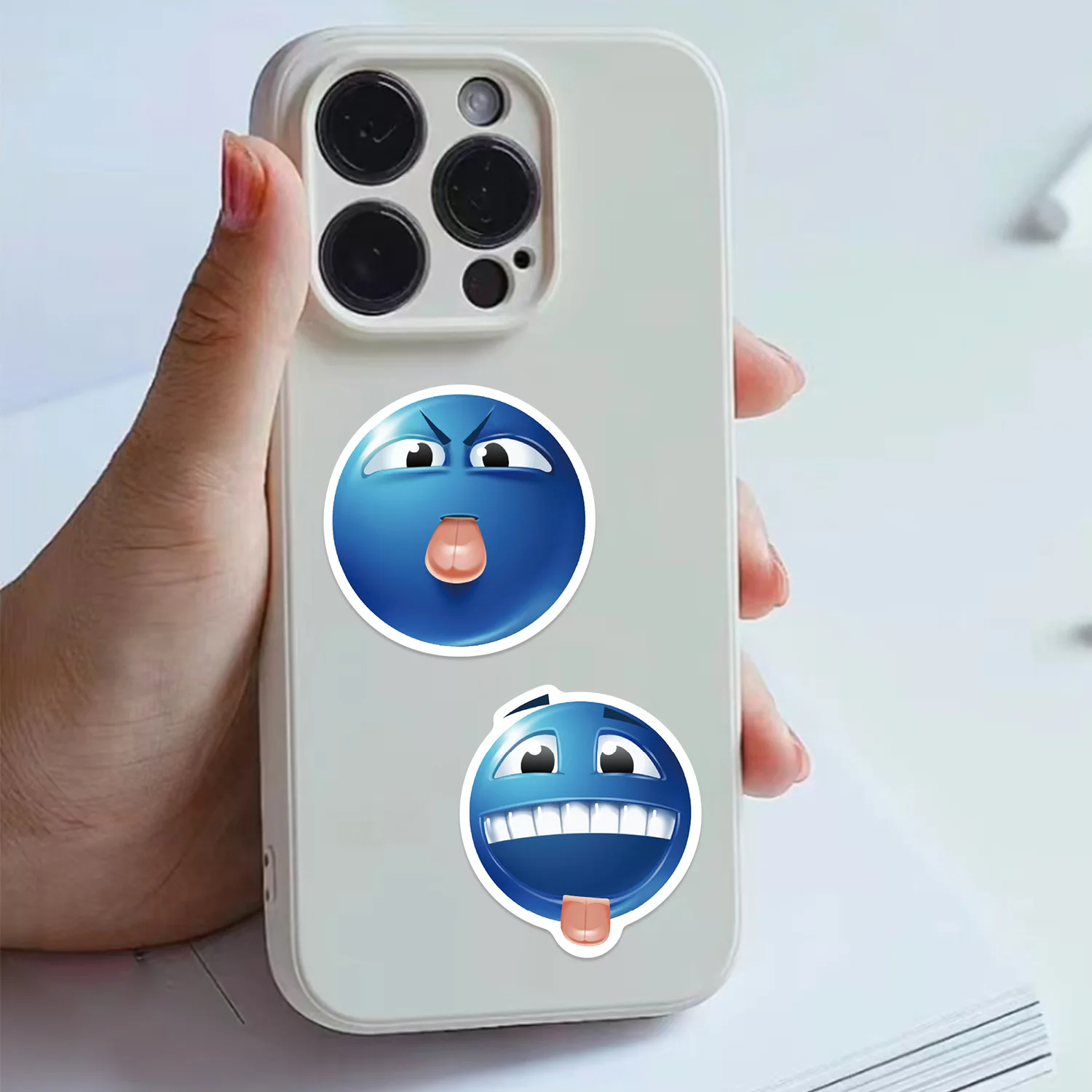 10/30/50PCS Blaue Bohnen Meme Sammlung Pack Graffiti Aufkleber für Wasser Tasse Telefon Computer Notebook Schreibwaren gepäck