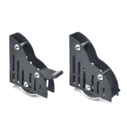 DIYHD Rolling Library Ladder Floor Rollers,Black Bottom Wheels with Brake