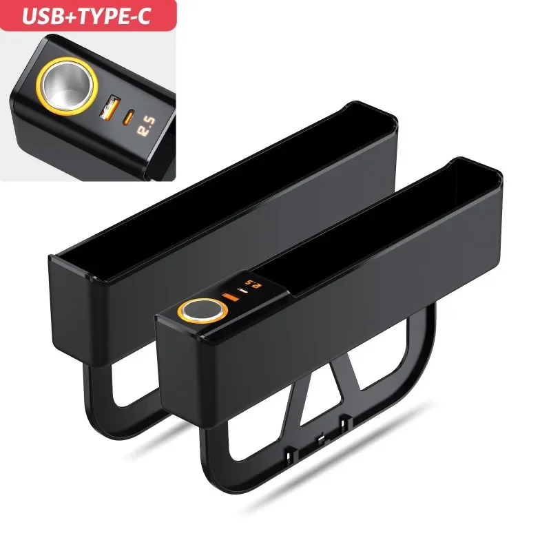 

Car seat gap storage box, super fast charging car crack storage box