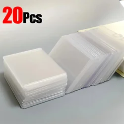 Soporte para tarjetas 20 piezas 35PT, Protector para tarjetas fotográficas de 3x4 pulgadas, mangas exteriores para juegos de mesa, baloncesto, deportes, ranura para tarjetas Idol