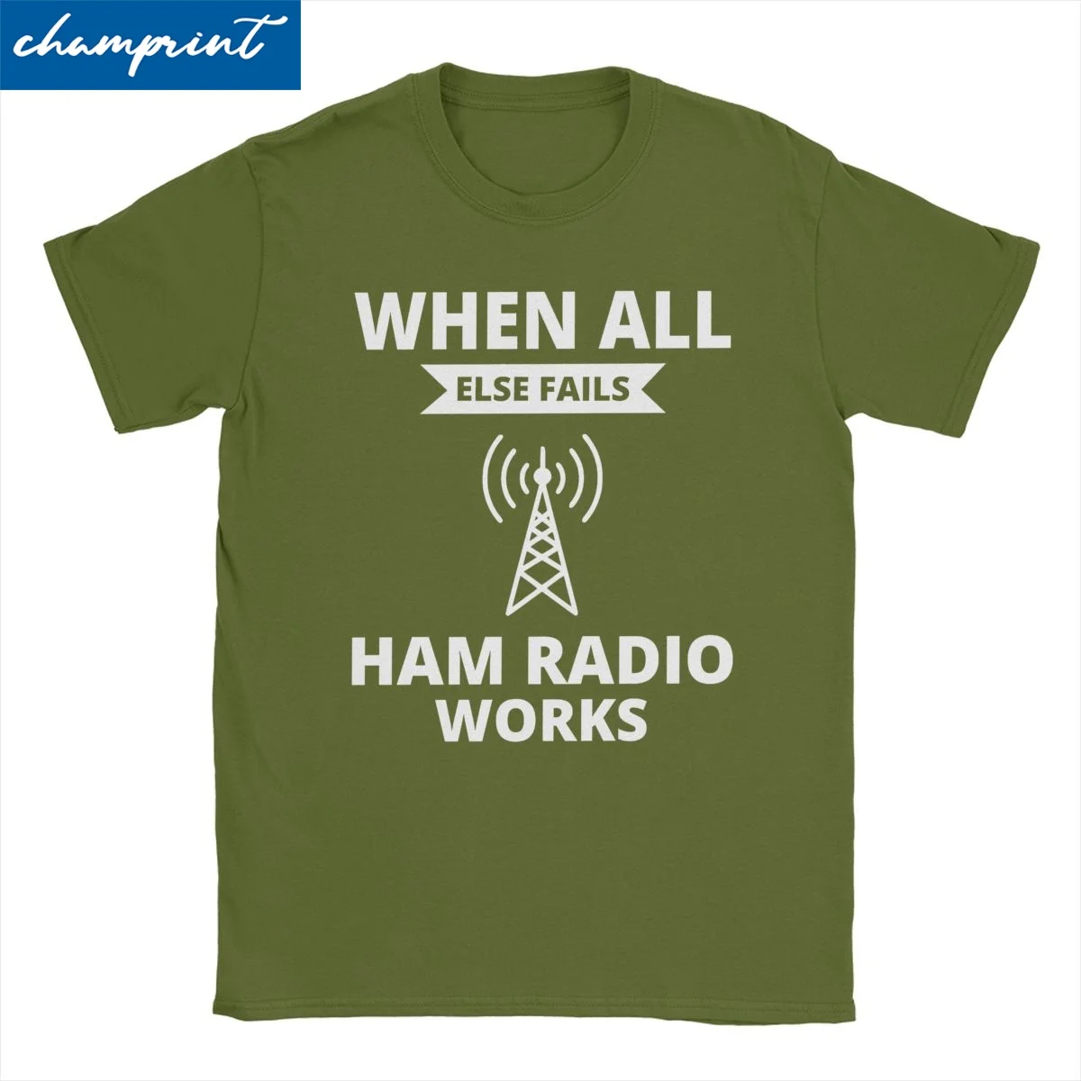 Amateur Ham Radio Operator Humor Gift T Shirt Men Women Pure Cotton Funny T-Shirt Crew Neck Tees Short Sleeve Tops Gift Idea