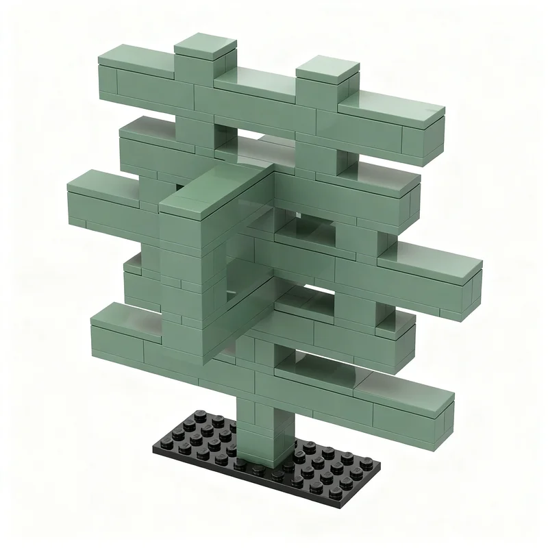 141pcs MOC Chinese Character ChungHwa China Model Building Blocks Toy Construction Christmas Gifts Education DIY Creative Idea