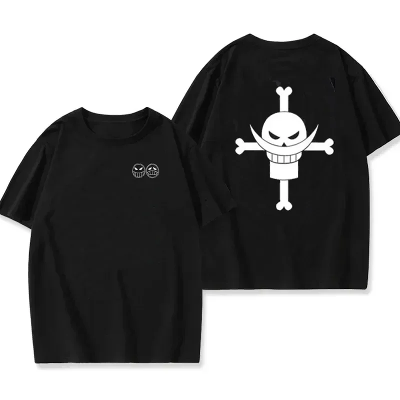 

（Miniso）New Pirate Ace Edward Newgate T-shirt Men Women Cosplay T Shirt Cotton Short-sleeveTops Japanese Anime Harajuku Clothing
