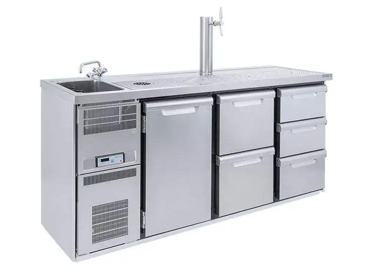 Custom Function Commercial Grade Beverage Draft Machine Stainless Steel Precision Cooling Energy Efficient High Durability