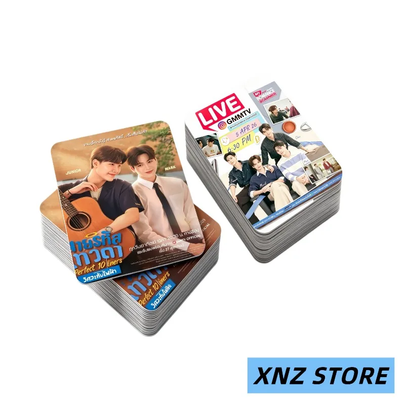100PC Juniormark Photo Lomo Card Thai TV My Rommance Scammer Perfect 10 Liners Drama Stills 8.4*5.6cm 3 Inch Small Card