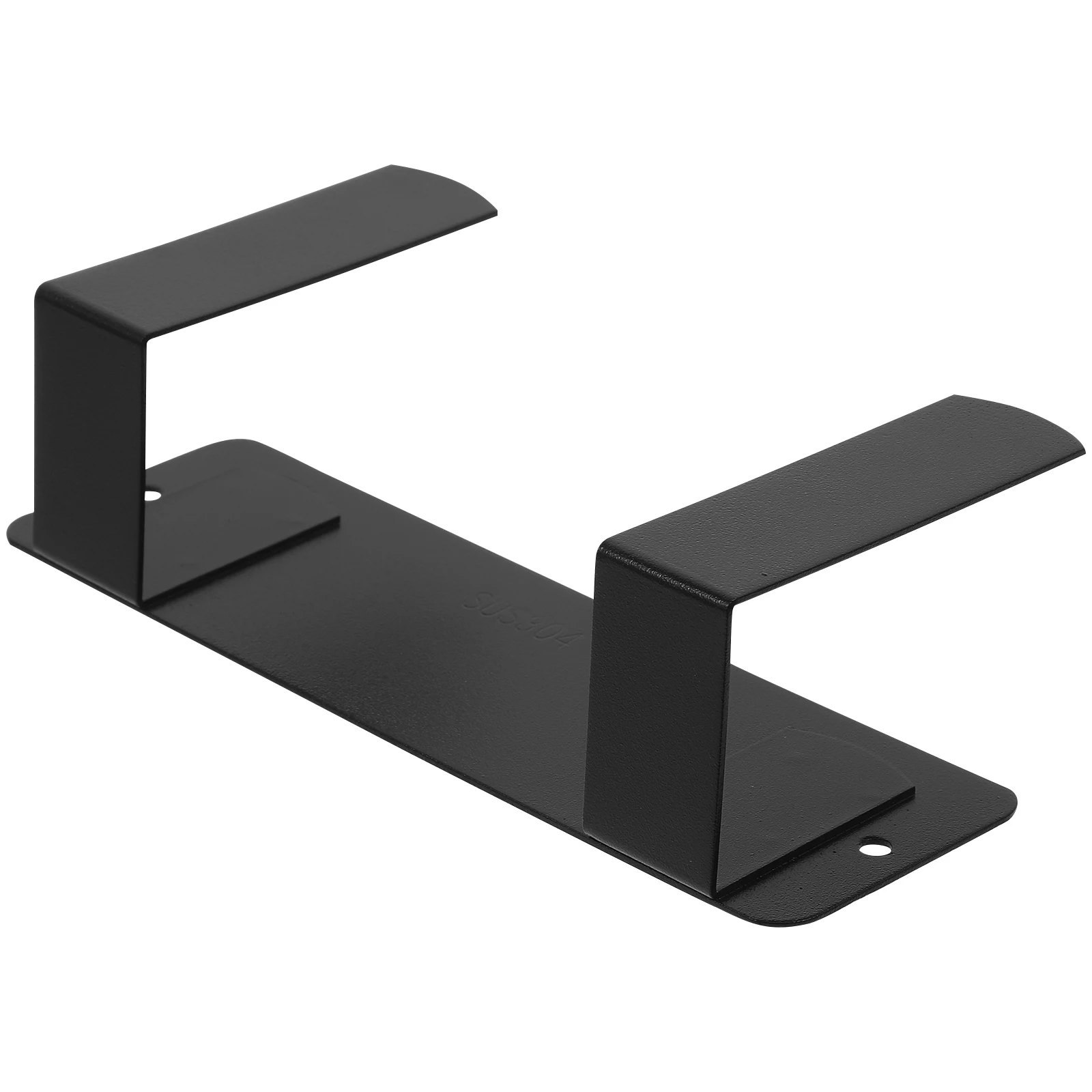 

Shelf Pan Cover Mount Pot Lid Holder Organizer Wall-mounted Cutting Board Black