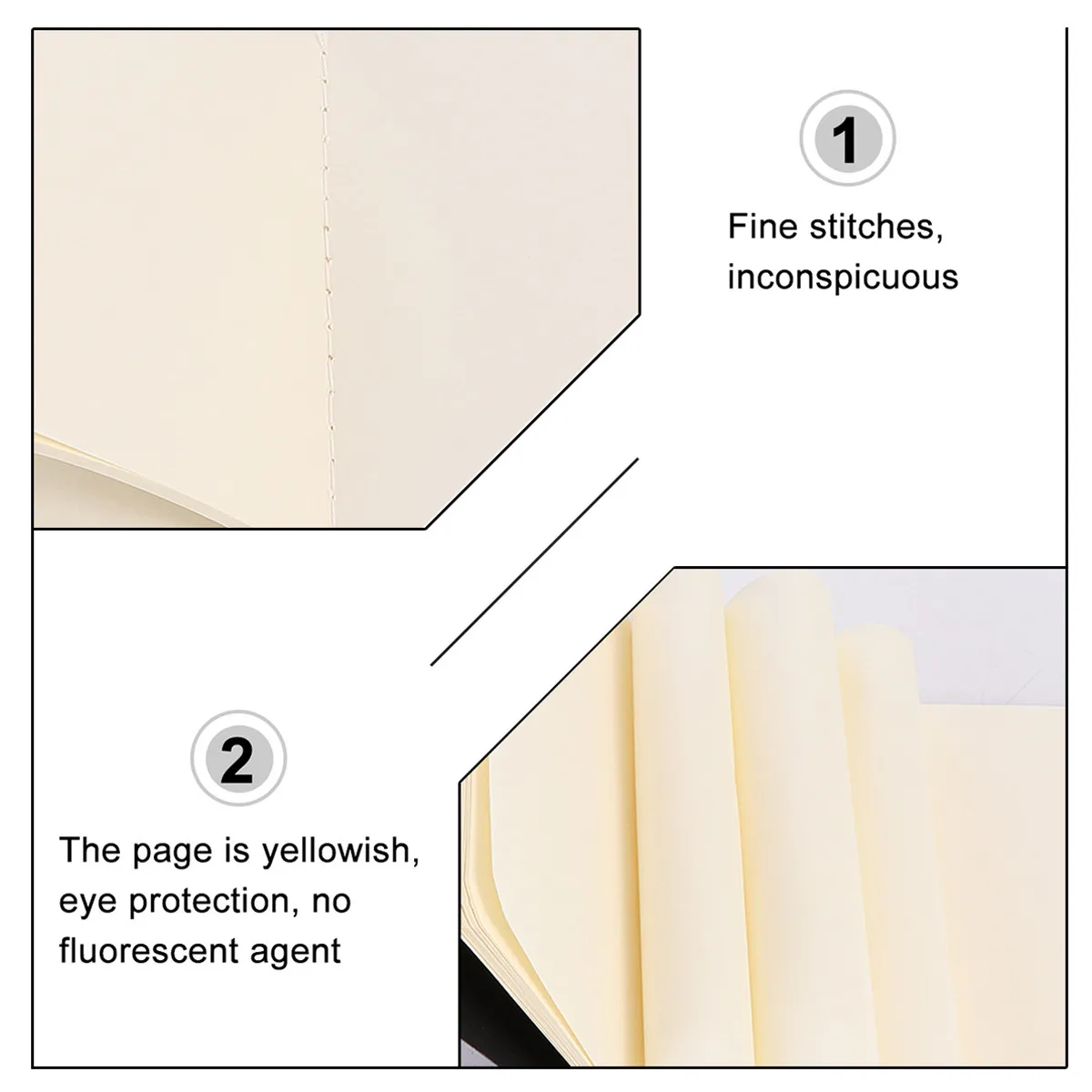 

4Pcs Solid Color Blank Graffiti Sketch Book Diary Notebook Set for Writing Drawing Journaling Notes Lays Flat