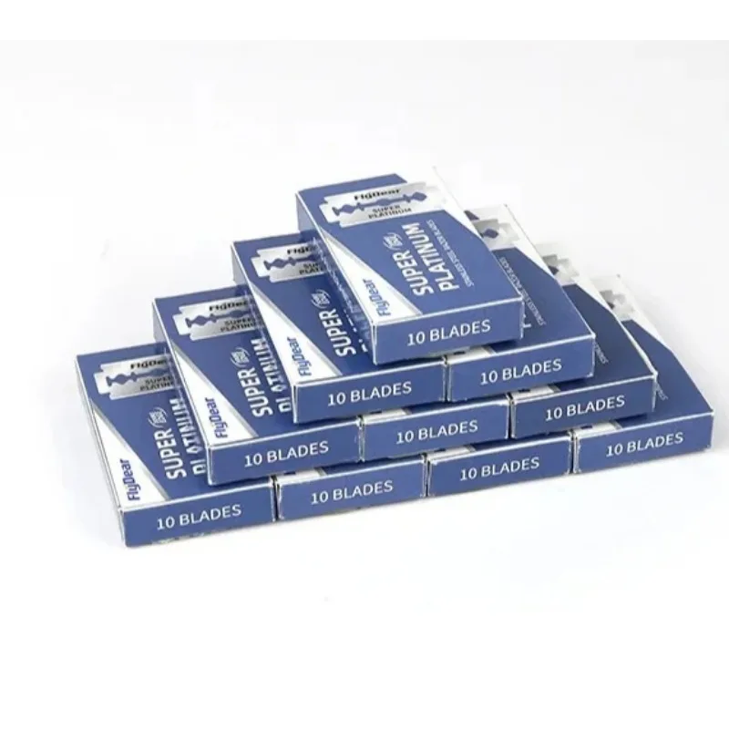 

Оптовая продажа, лезвие для бритвы из нержавеющей стали, старомодное ручное двустороннее лезвие для бритвы, парикмахерские инструменты, лезвие для бритвы