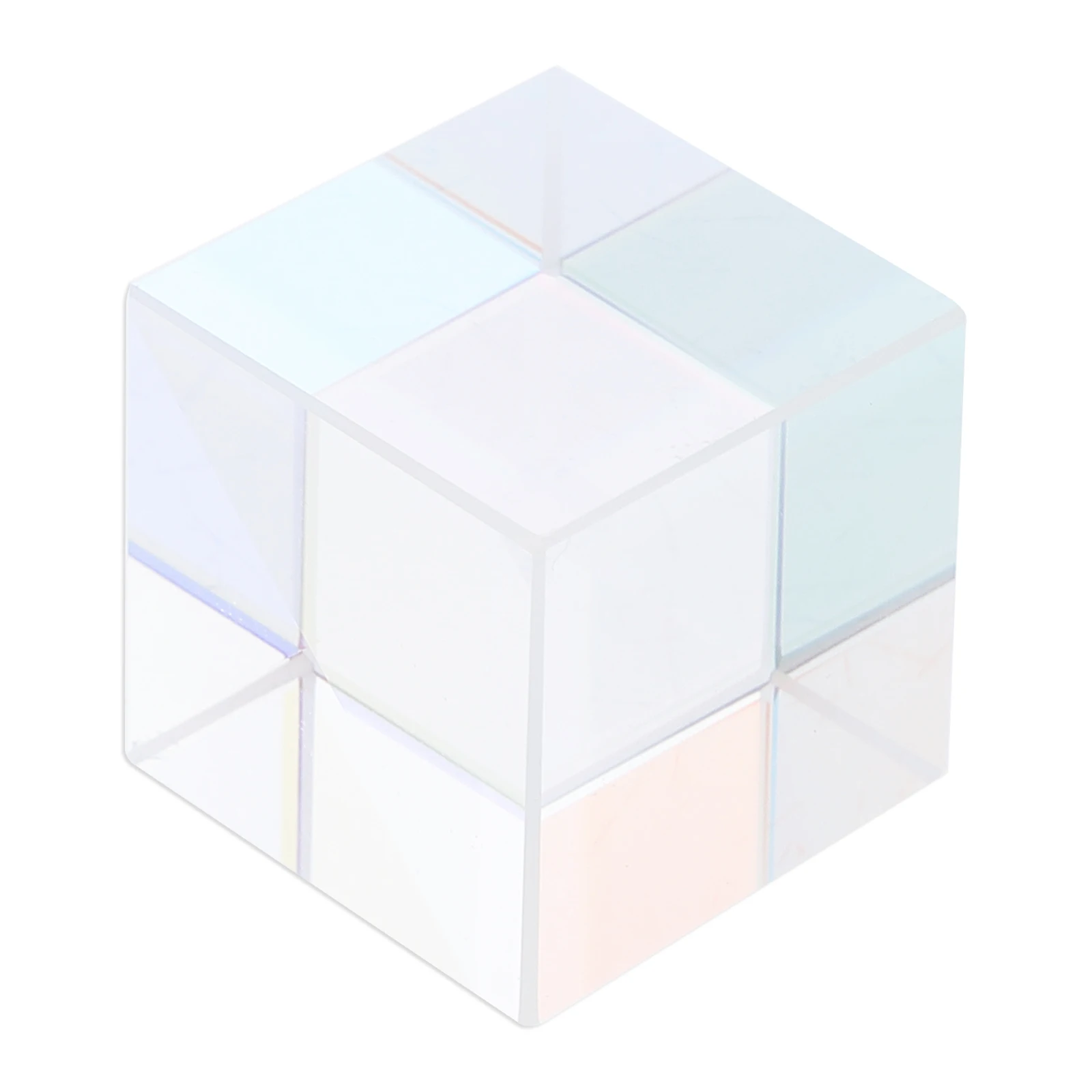 

1Pc Luxurious Optical Glass Prism Square Display Piece for Unique Photography