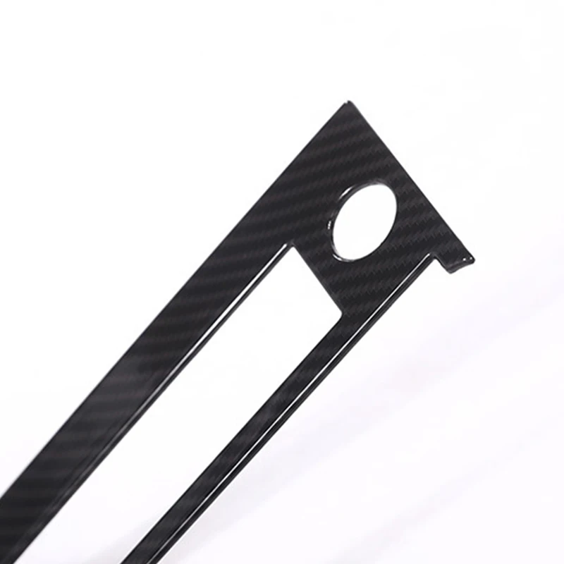 

NEW-Car Carbon Fiber Center Console Gear Panel Trim For Land Rover Range Rover Evoque 12-17 Accessories