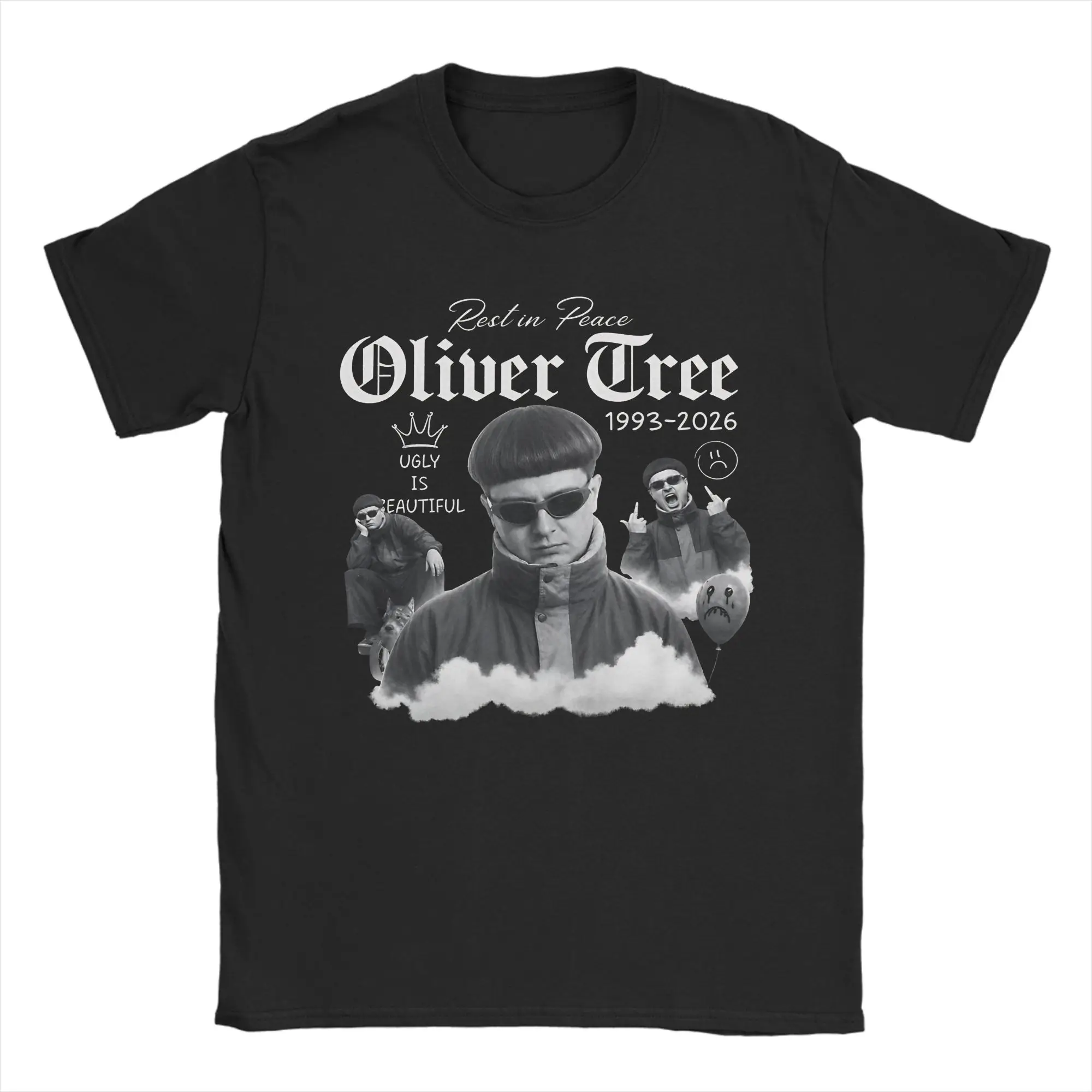 Men Women T-Shirt Oliver Tree Rest In Peace 1993 to 2026 Memorial Funny 100% Cotton Tee Shirt Short Sleeve T Shirt Tops Birthday