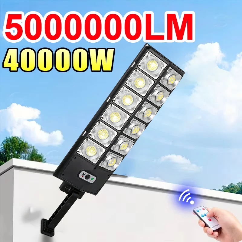 

500000LM 40000W Super Powerful LED Solar Light Outdoor IP65 Motion Sensor Outdoor Solar Wall Lamp Garden Street Spotlight