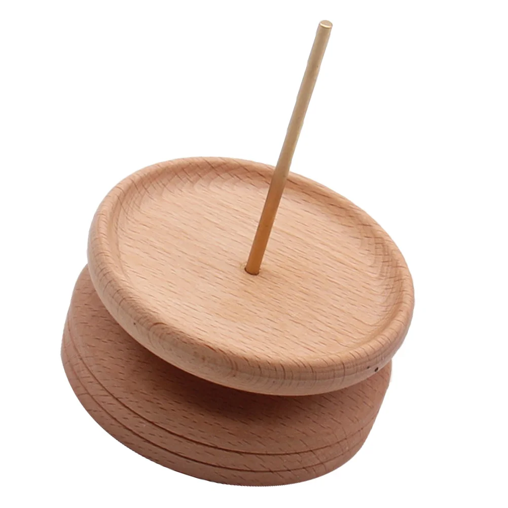 

Sewing Thread Holder Wooden Spool Organizer Solid Construction Household Wood Rack Easy to Use for Novice and Expert