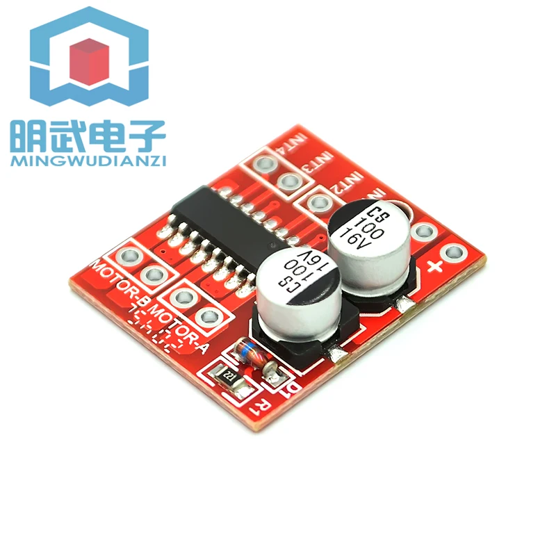 2-way DC Motor Drive Module Forward And Reverse PWM Speed Regulation Double H Bridge Stepper Motor Mini Super L298N