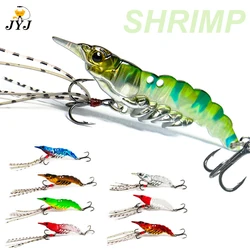 1 pz 5g/7g/11g/14g Long throw Shrimp Lures Metal VIB Sinking Wobbler ganci per luccio Walleye Bass con accessori Tackle