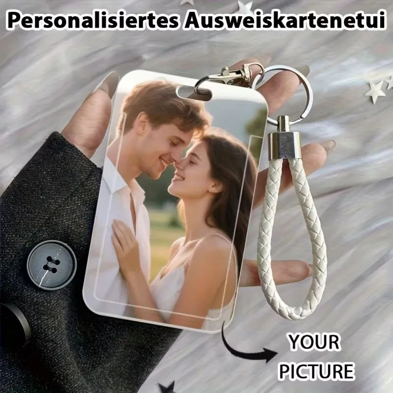 Supported Large Quantity Customized ID Card Holder With Lanyard Custom Photo Protector Case For Company Activities Team Gifts