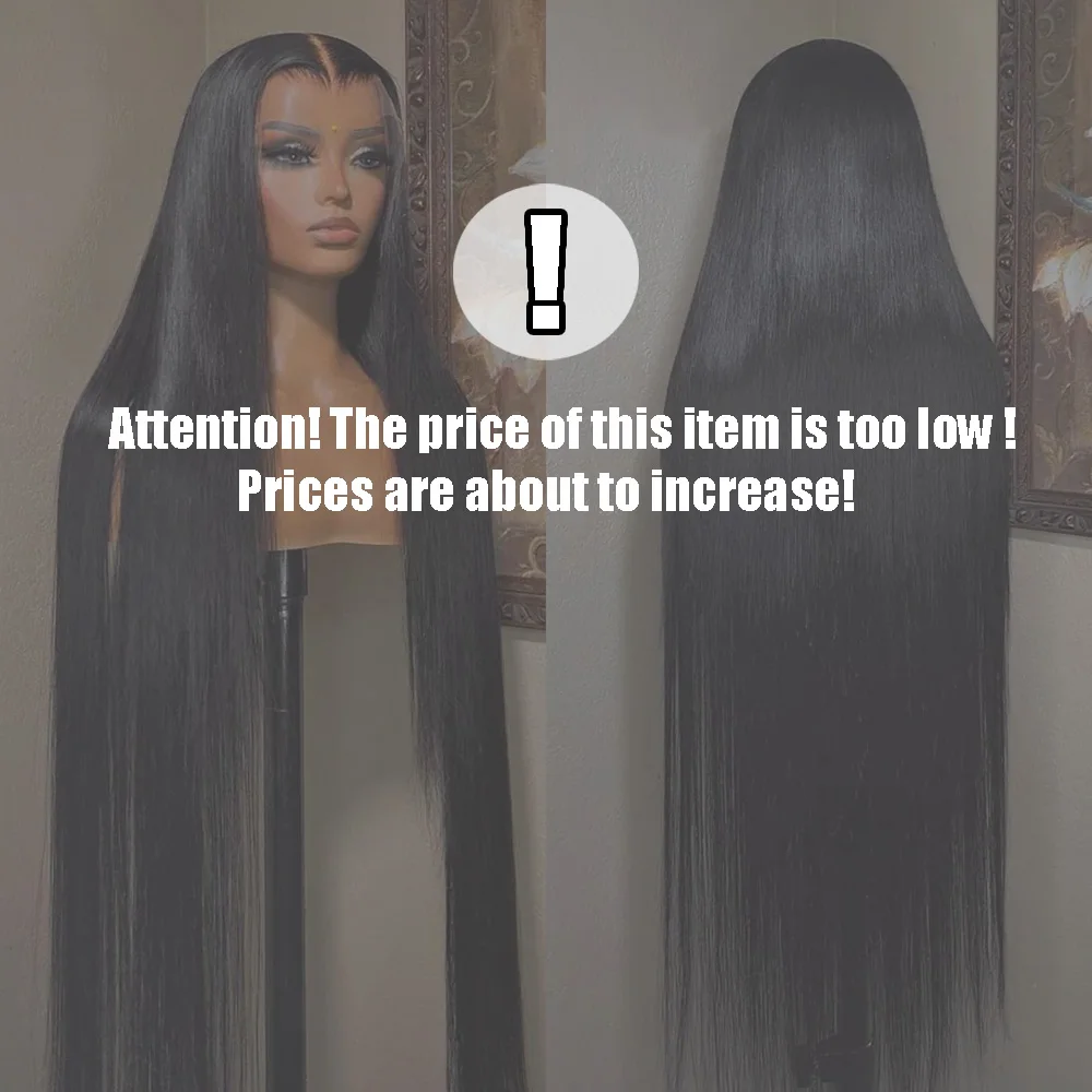 Peruka typu lace front 44 46 cali, brazylijska peruka 360 13x4 lace frontal dla czarnoskórych kobiet, peruki z ludzkich włosów 13x6 HD proste lace front