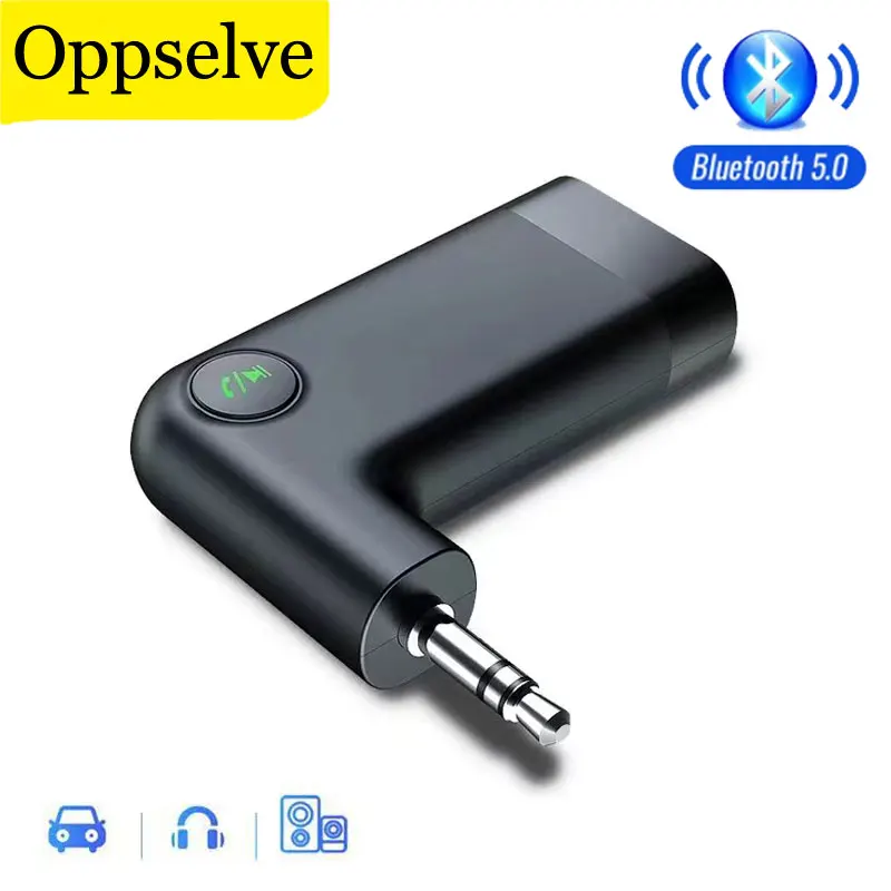 

Bluetooth Adapter For Speaker Wireless 3.5mm Jack Bluetooth 5.0 Receiver Adapter Hands-free Car Kit Audio Music Headset Reciever