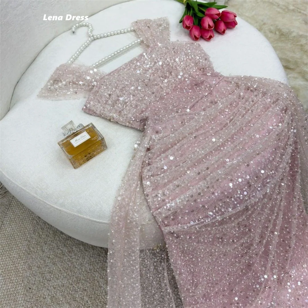 Lena Custom Made Elegant Evening Dresses for Women Luxury Party Dress Women Elegant Party Off the Shoulders Mermaid Beaded Lace image 5