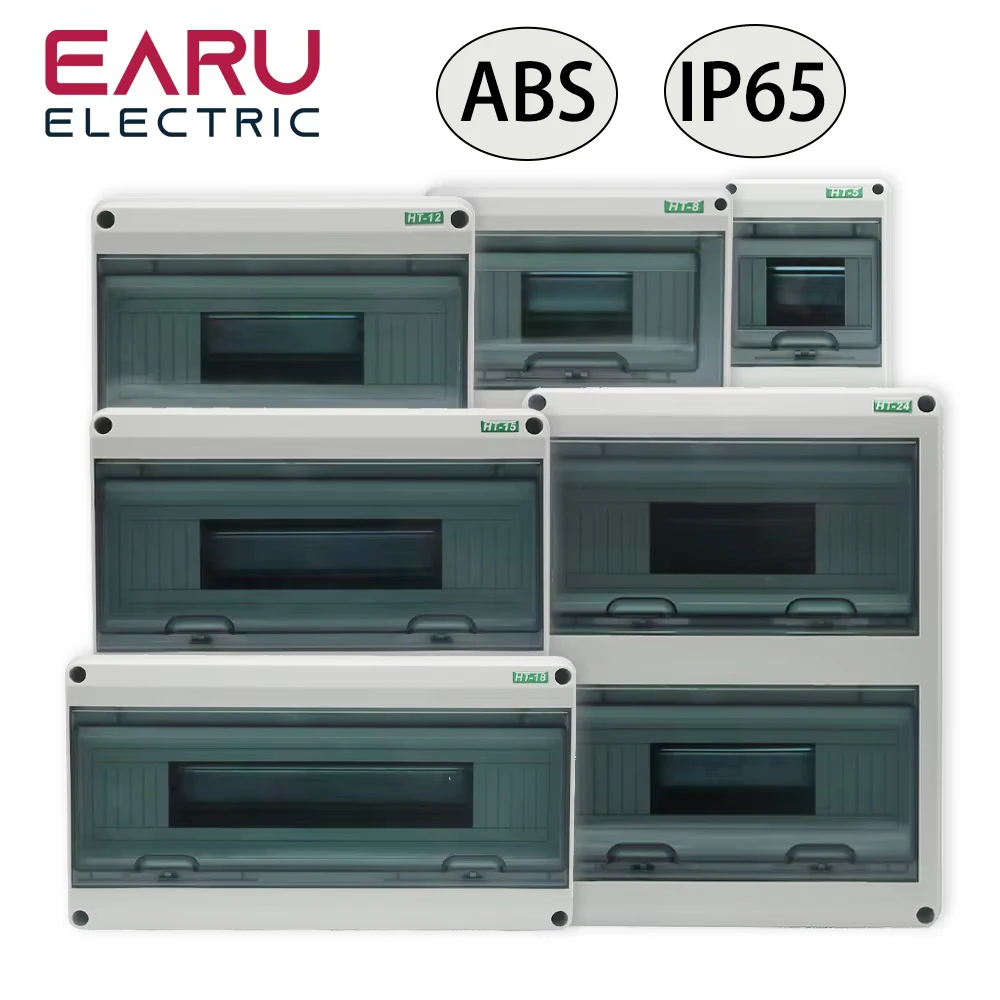 IP65 HT-5/8/12/15/18/24 WEG DC Leistungsschalter Verteilerkasten PC/ABS Kunststoff Outdoor Elektrische Anschlussdose Photovoltaik – Detail 1