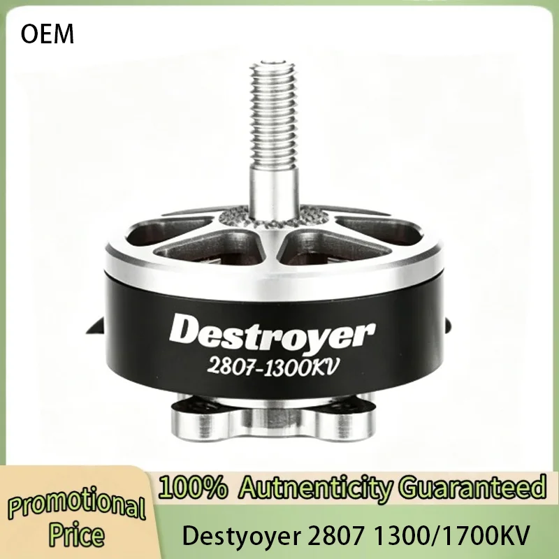Cosmicrc Destyoyer 2807 1300kv /1700kv 3-6s  Brushless Motor for FPV Freestyle 7 Inch Long Distance LR7 Drone DIY Parts