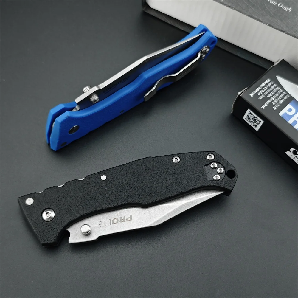 EDC 20NSC Pro Lite Clip Pt,New German 4116 Krupp 440C Blade Folding Knife Nylon Fiber Handle Fishing Hunting Camping Pocket Tool