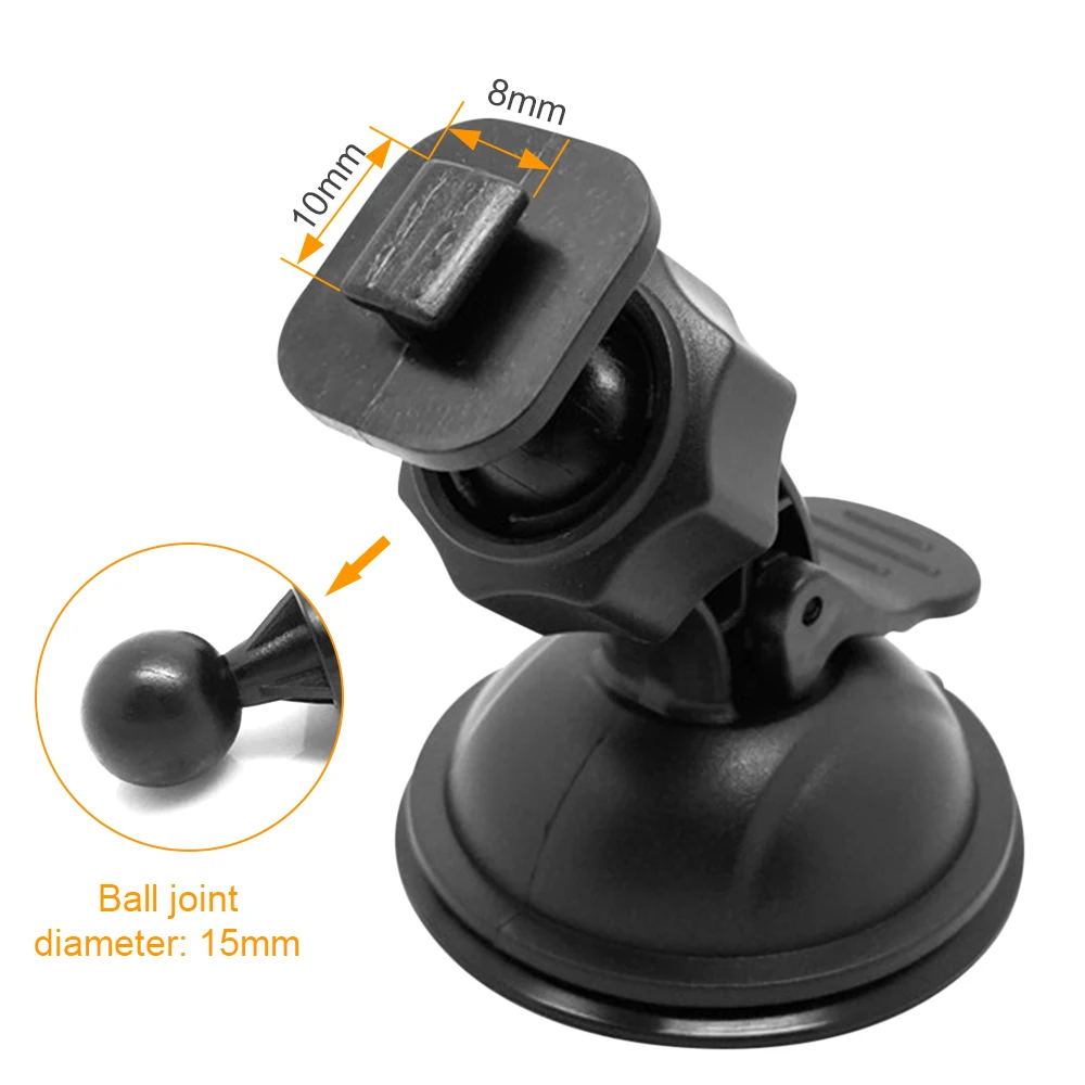 Dash Camera Suction Mount Cup Holder Vehicle Video Recorder Windshield Dashboard Dashboard Windshield Adjustable TD326