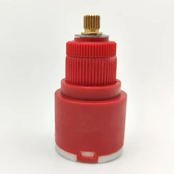 Termostato de grifo de cartucho de cerámica, mezclador de cartucho de bajo par, accesorios de grifo, Base plana de rotación
