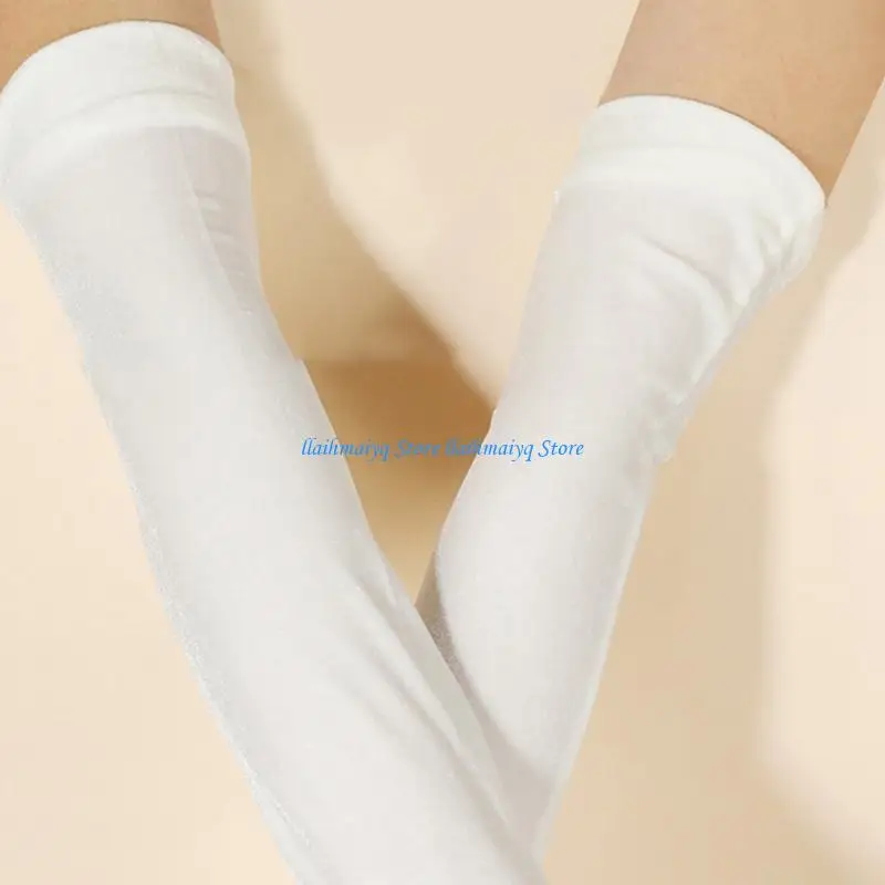 573B 여성 벨벳 장갑 오페라 장갑 벨벳 긴 장갑 연회 장갑 댄스 파티 장갑