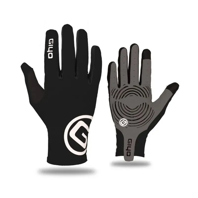 GIYO Wind Breaking Cycling Full Finger Gloves Touch Screen Anti-slip Bicycle Lycra Fabric Mittens MTB Road Bike Long Glove