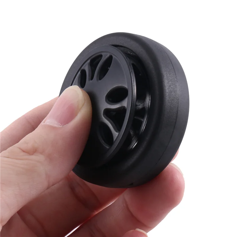 

4Set 50Mm X15mm Luggage Wheels Replacement Wear Resistant PU Caster Suitcase Replacement Wheels