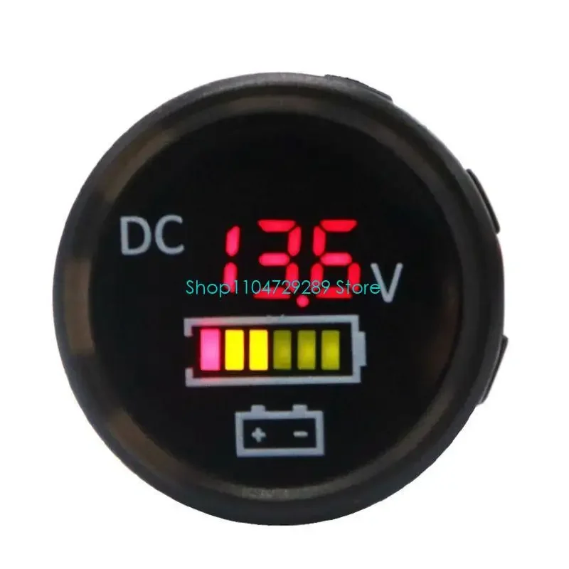 D8KE para 12V 24 V 24 V LED digital Voltímetro Pantalla voltaje Tester batería M