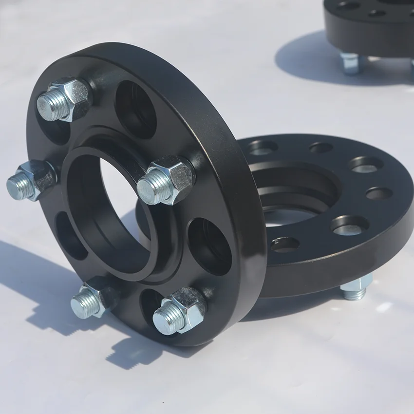 

2PCS/lot 6061-T6 0.6/0.8 inch 5 lug 5x108 wheel spacers with studs M14*1.5 Hub Centric Adapters for Ford Edge