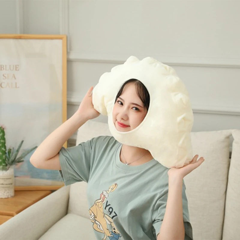 Headgear Mango Dumpling Shape Fruit Food Stuffed Cosplay Party Performance Props Cartoon Plant Hats